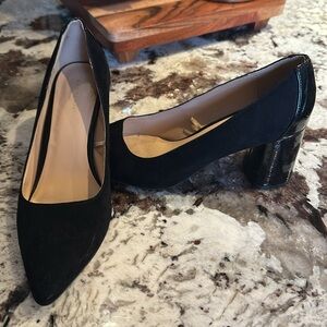 Ann Taylor Pumps - Patent & Suede